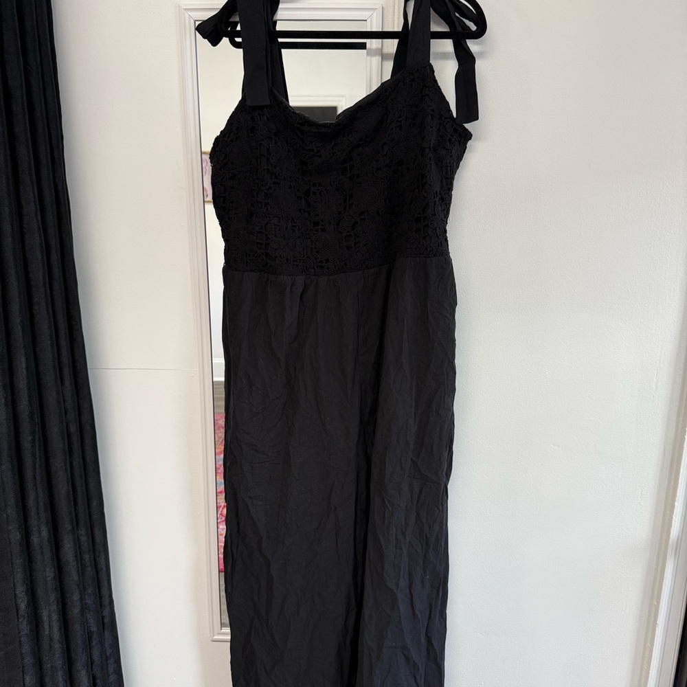 Elegant Black Lace Jumpsuit